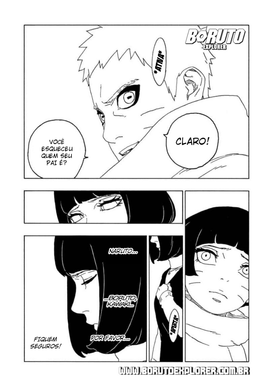 Boruto: Capítulo 64 do mangá mostra Naruto se preparando para a batalha sem  Kurama - Combo Infinito
