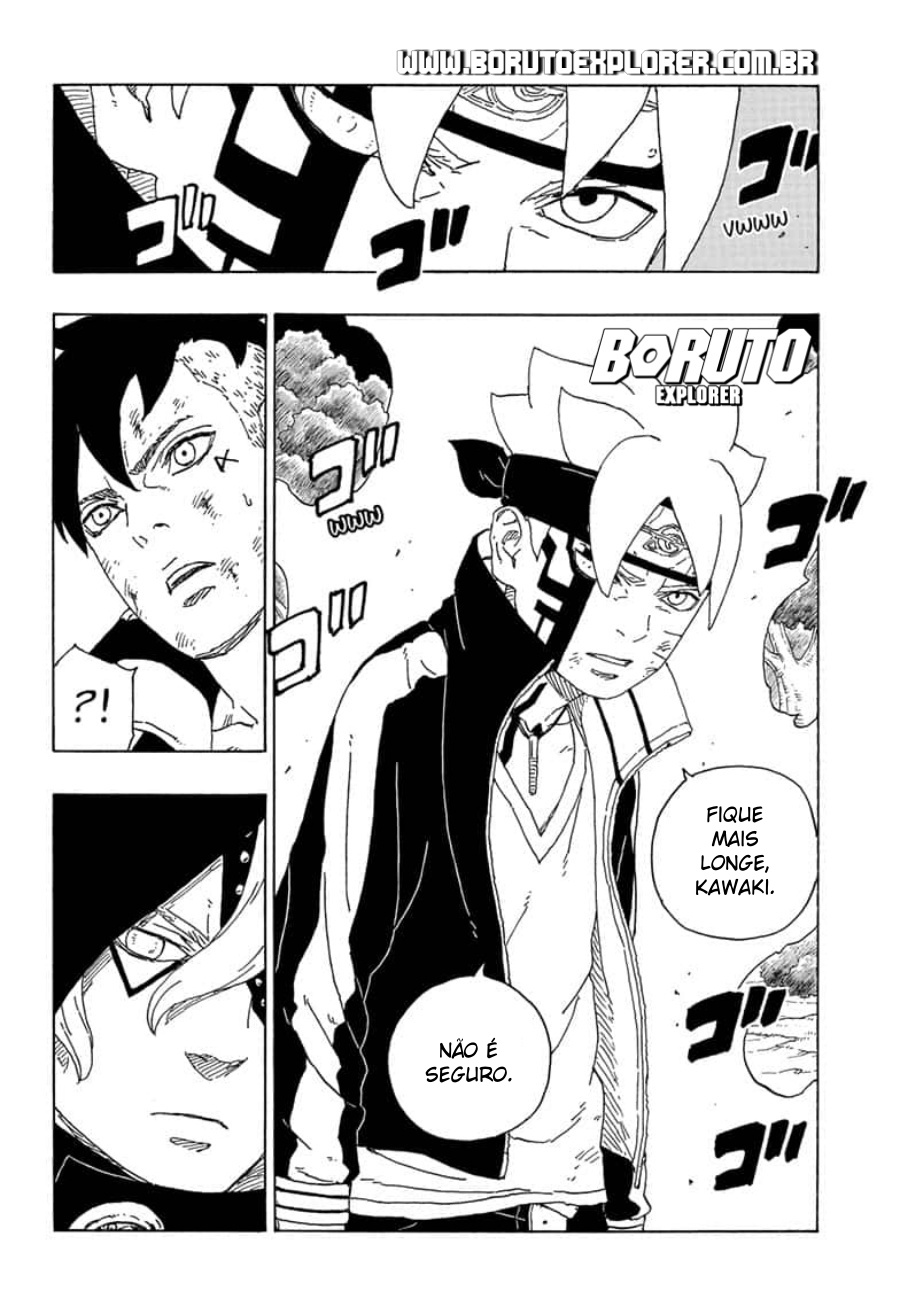 Boruto Capítulo 64 - BORUTO DESPERTA UM NOVO PODER?!! OS