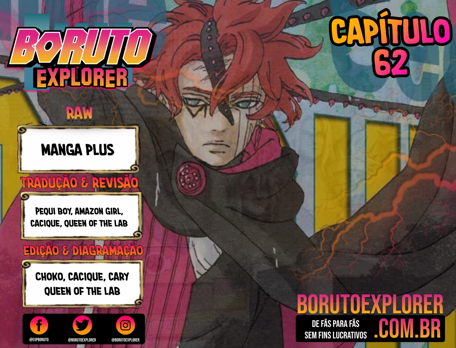 Boruto Explorer - Disponível: Boruto Capítulo 65 traduzido para o português  pela equipe da Boruto Explorer via MangaPlus! Título: O poder do Karma  Link:   #boruto