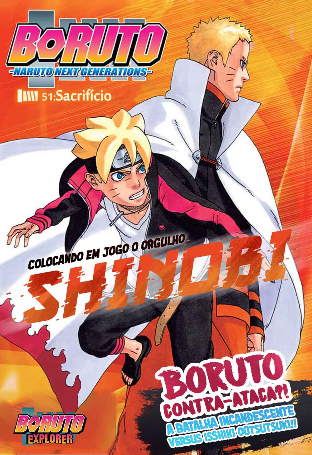 Boruto Capítulo 51 Página colorida