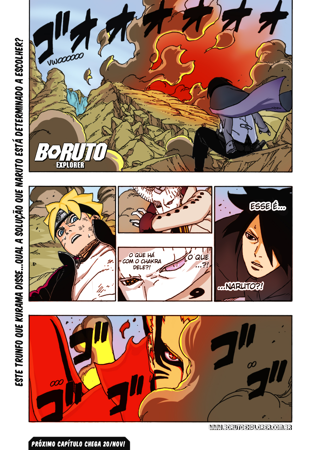 Boruto Capítulo 51 Página colorida