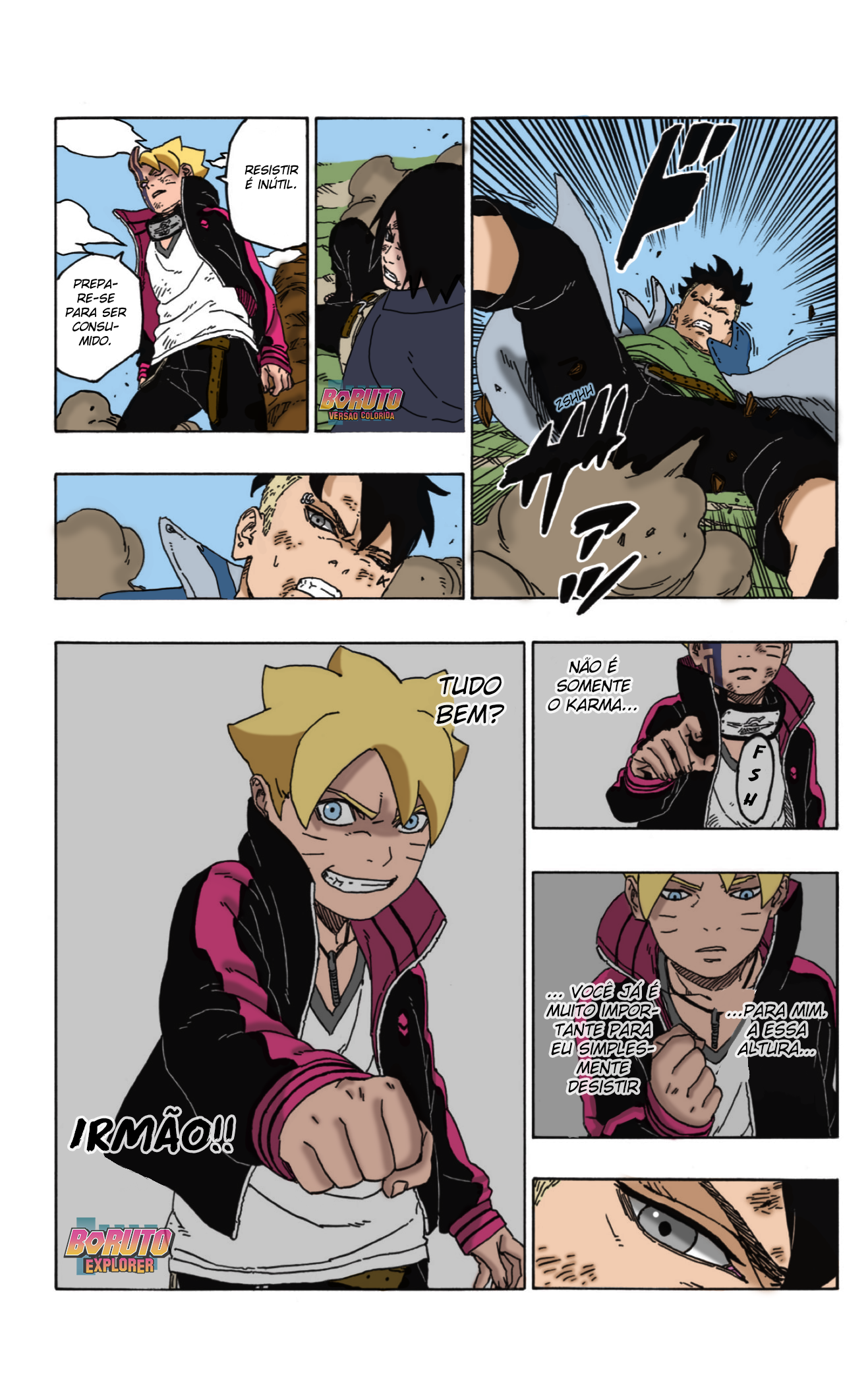 Boruto – Versão Colorida - Capítulo 54