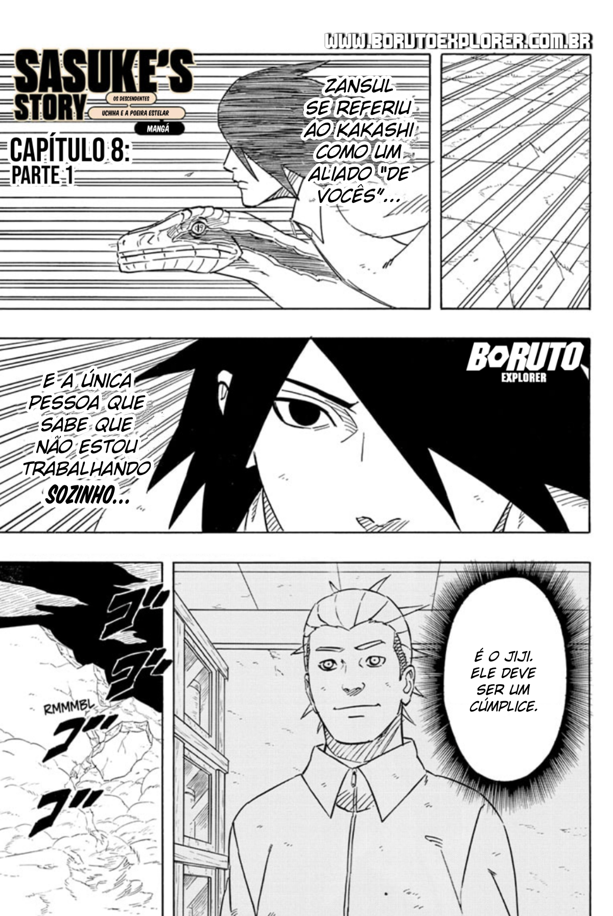 Análise do primeiro capítulo do mangá de Sasuke Retsuden