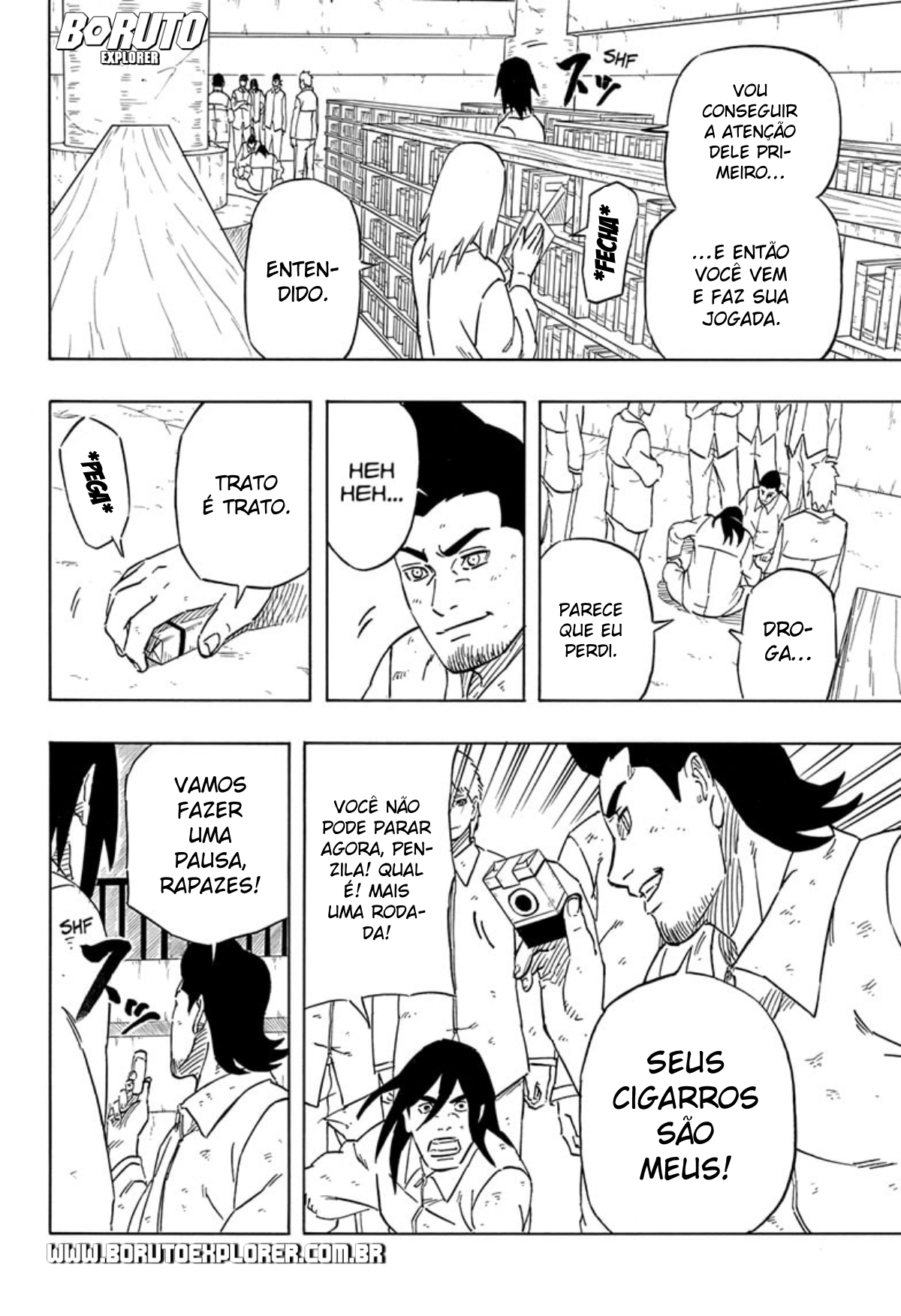 SASUKE COM CIÚMES DE SAKURA  SASUKE RETSUDEN CAP 3 